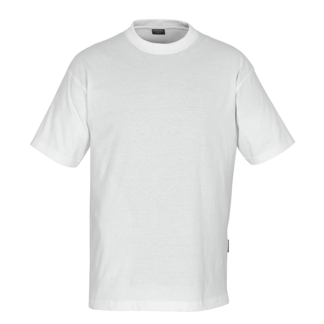 White - Front - Mascot Unisex Adult Crossover Jamaica T-Shirt (Pack of 10)