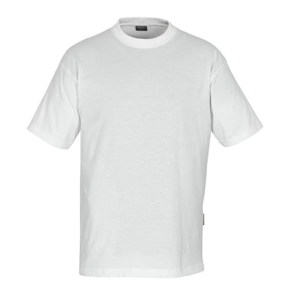 White - Front - Mascot Unisex Adult Crossover Jamaica T-Shirt (Pack of 10)