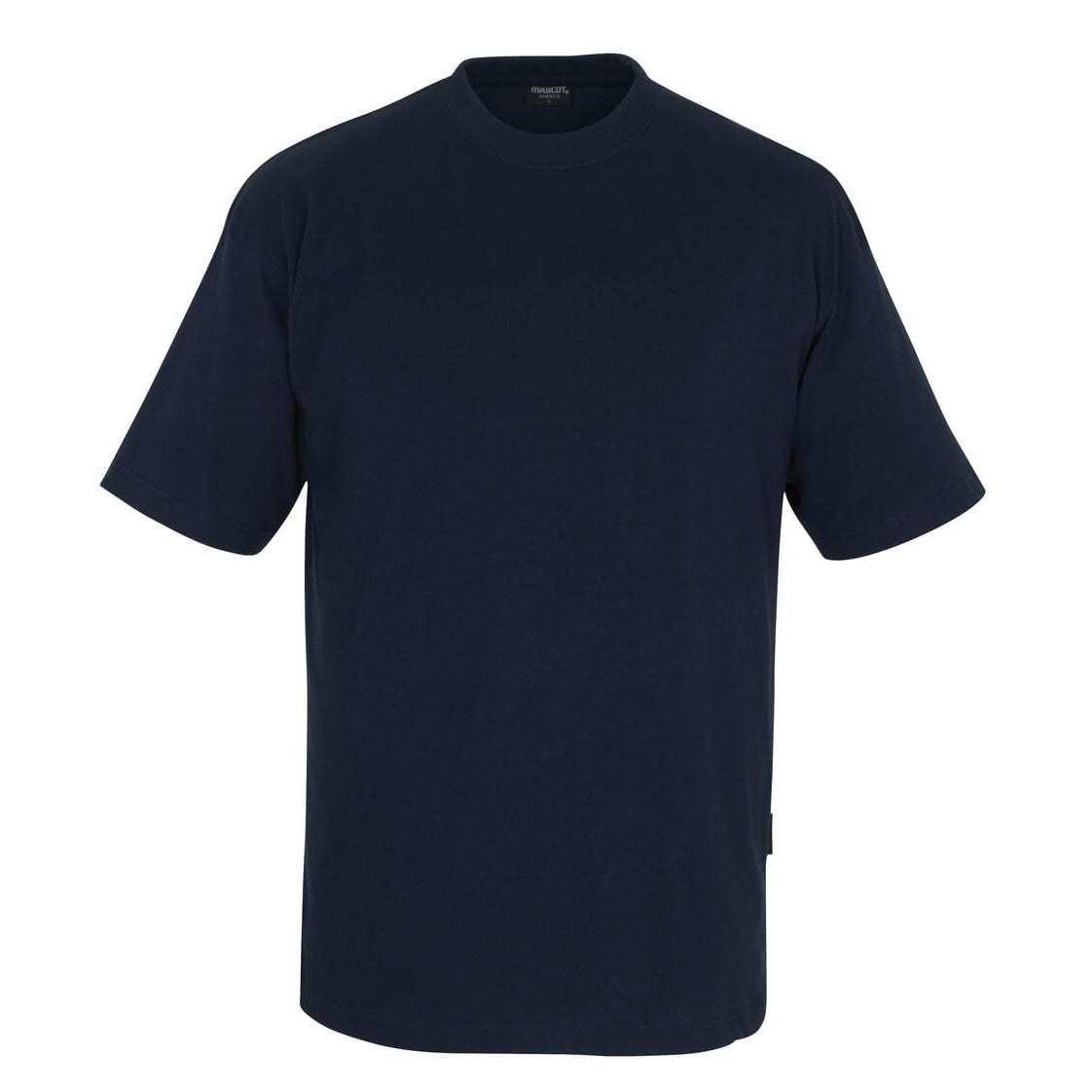 Navy - Front - Mascot Unisex Adult Crossover Jamaica T-Shirt (Pack of 10)