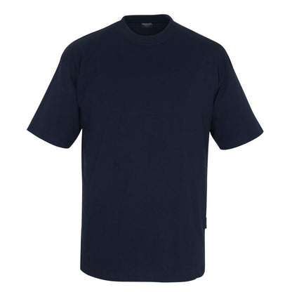Navy - Front - Mascot Unisex Adult Crossover Jamaica T-Shirt (Pack of 10)