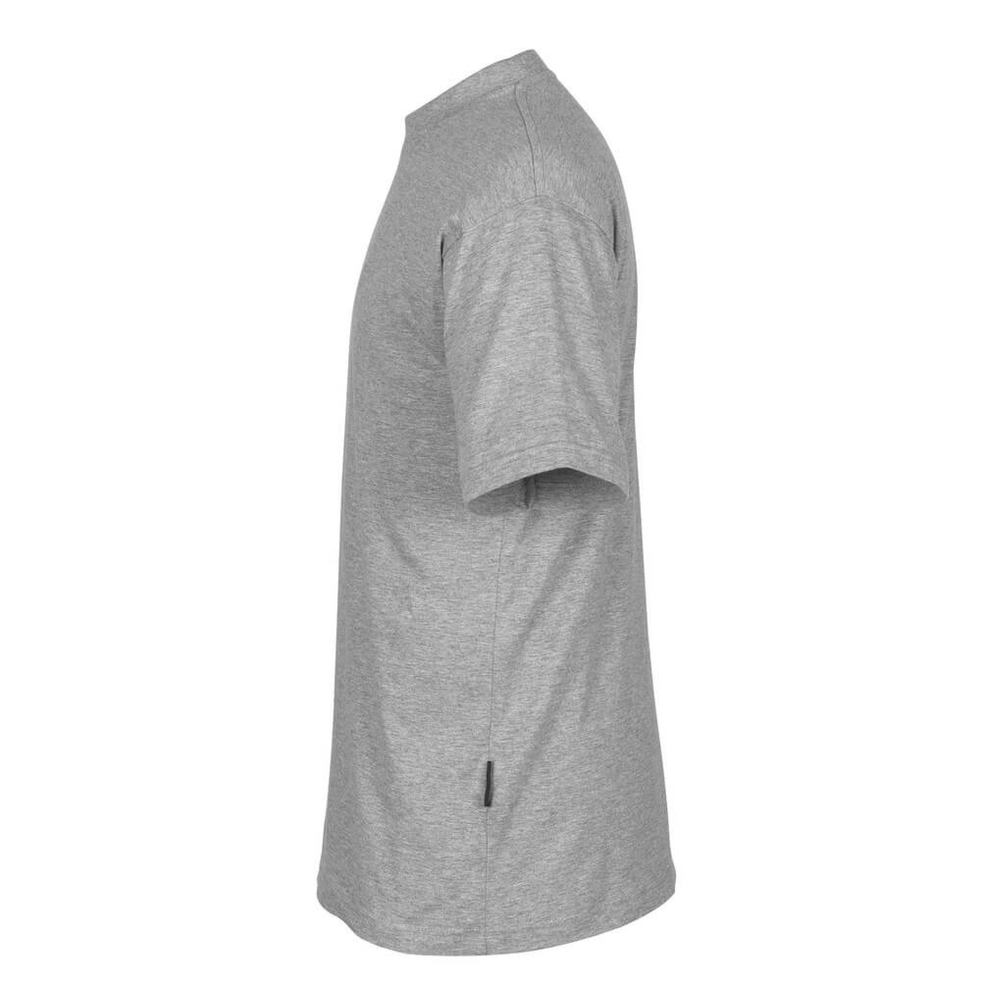 Grey Flecked - Side - Mascot Unisex Adult Crossover Java T-Shirt (Pack of 10)