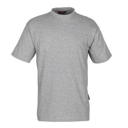 Grey Flecked - Front - Mascot Unisex Adult Crossover Java T-Shirt (Pack of 10)