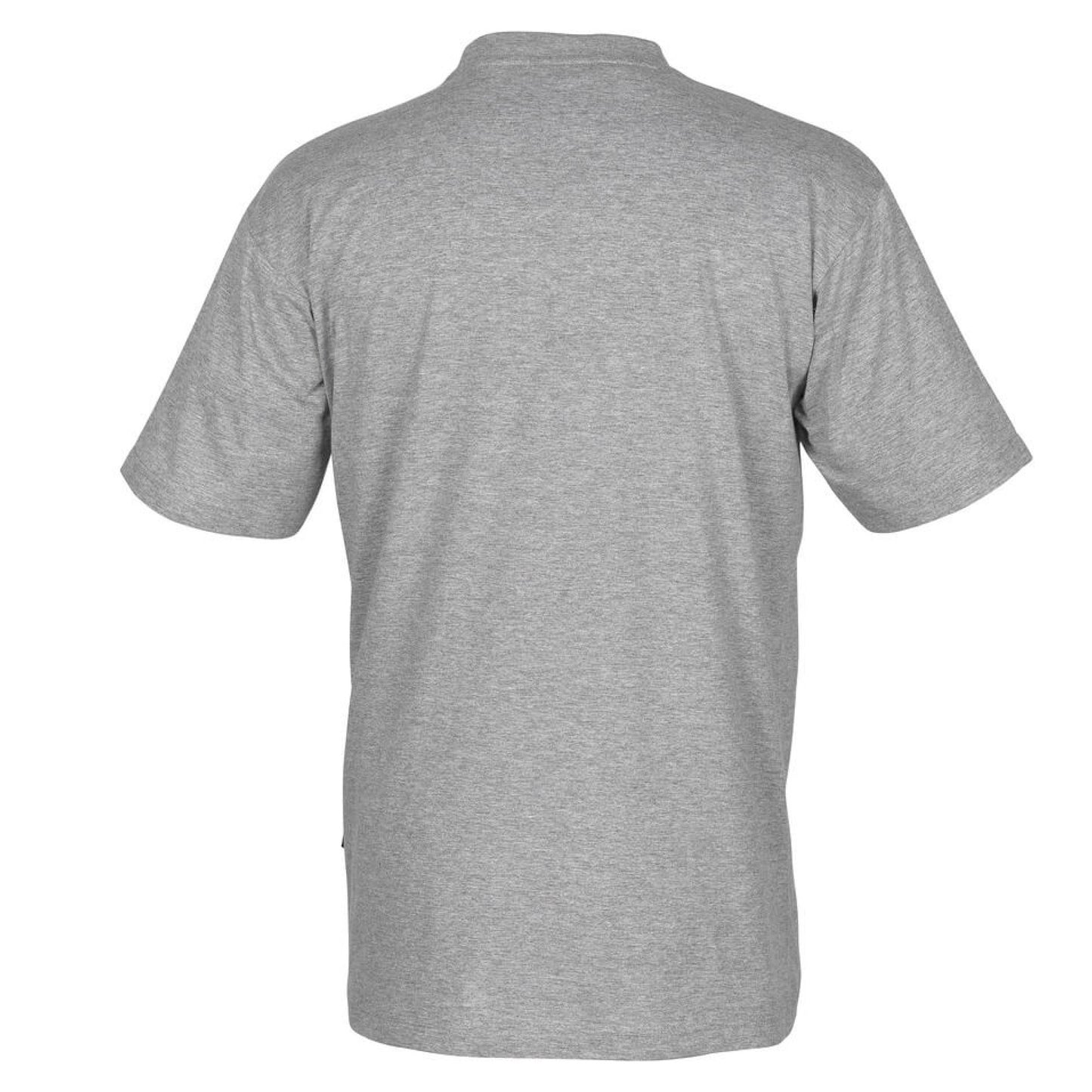 Grey Flecked - Back - Mascot Unisex Adult Crossover Java T-Shirt (Pack of 10)