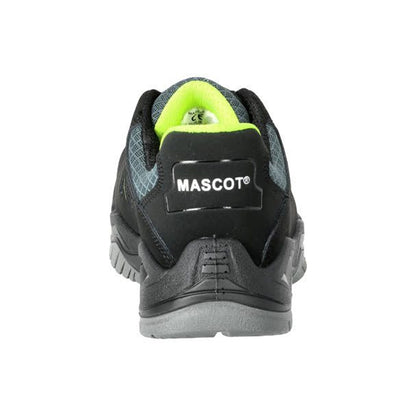 Black - Back - Mascot Unisex Adult Mont Blanc Nubuck Safety Shoes