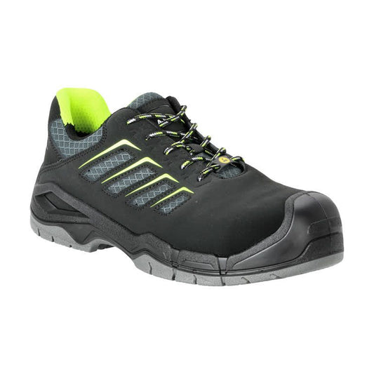 Black - Front - Mascot Unisex Adult Mont Blanc Nubuck Safety Shoes