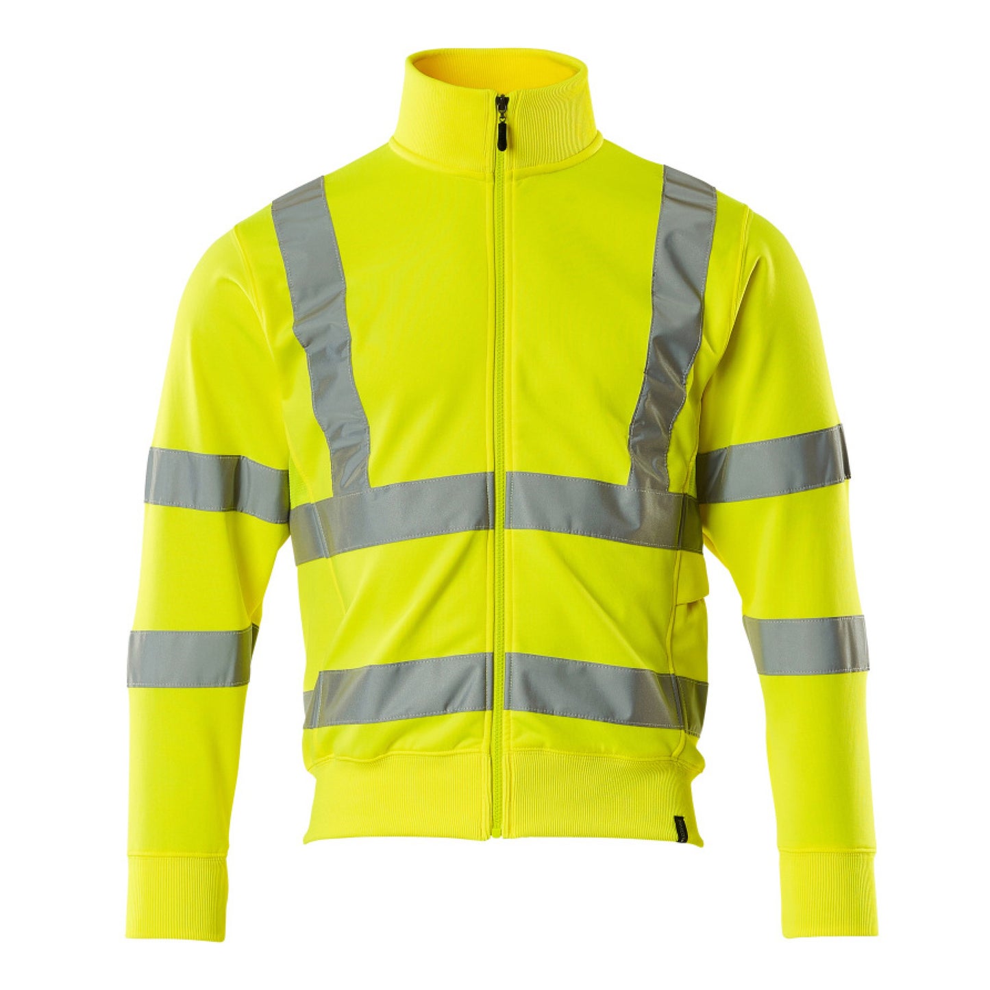 Hi Vis Yellow - Front - Mascot Mens Maringa Safety Sweatshirt