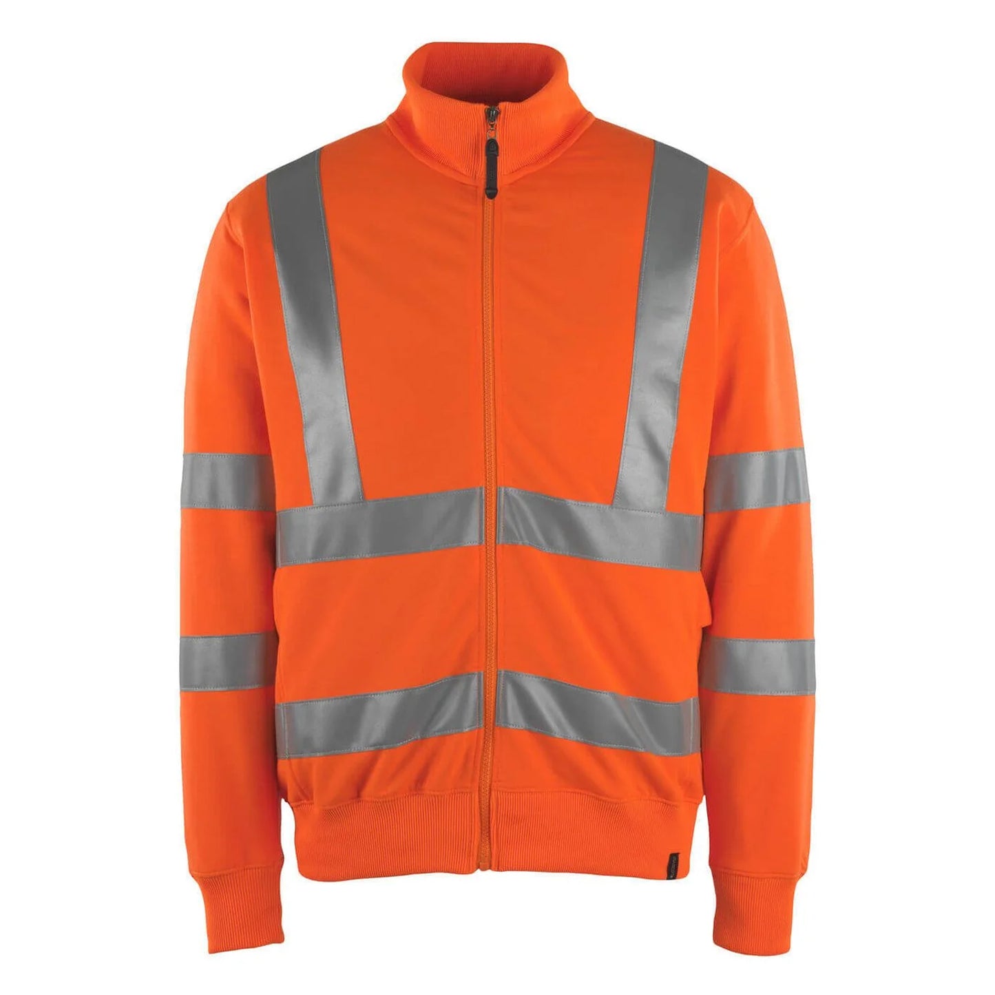 Hi Vis Orange - Front - Mascot Mens Maringa Safety Sweatshirt