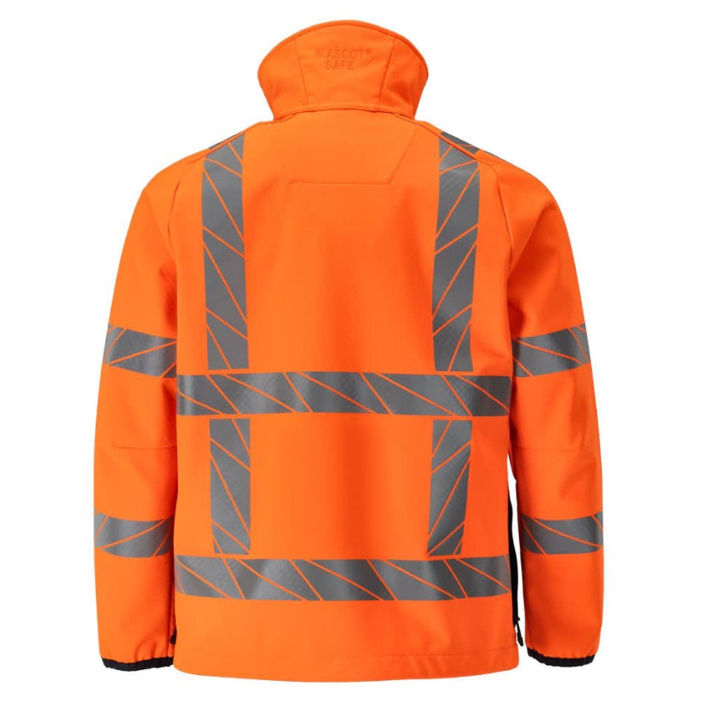 Hi Vis Orange - Back - Mascot Mens Accelerate Safe Softshell Jacket