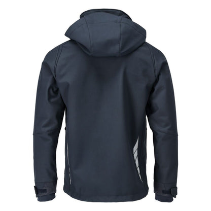 Dark Navy - Back - Mascot Mens Blackpool Hardwear Softshell Jacket