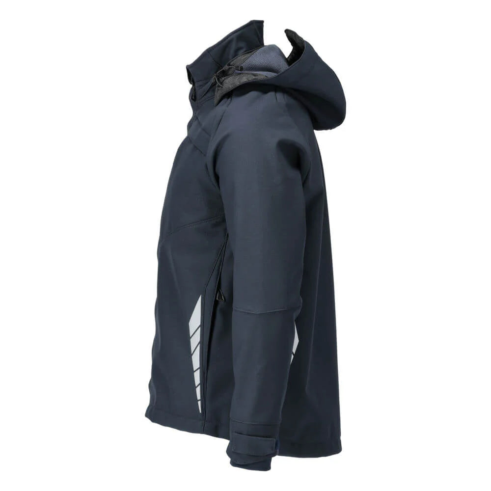 Dark Navy - Side - Mascot Mens Blackpool Hardwear Softshell Jacket