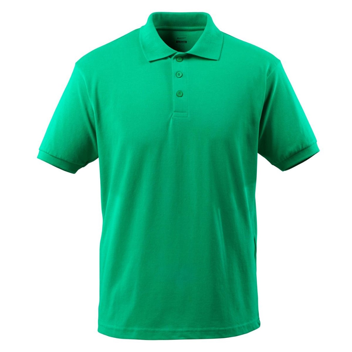 Grass Green - Front - Mascot Mens Crossover Bandol Polo Shirt