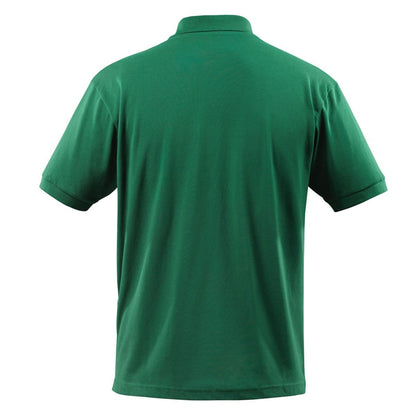 Green - Back - Mascot Mens Crossover Bandol Polo Shirt
