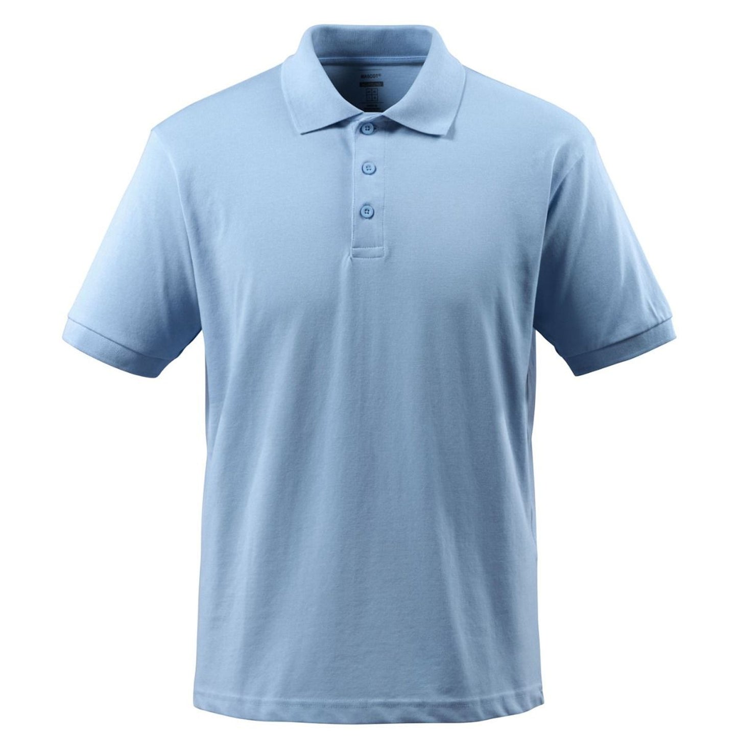 Light Blue - Front - Mascot Mens Crossover Bandol Polo Shirt