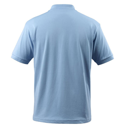 Light Blue - Back - Mascot Mens Crossover Bandol Polo Shirt