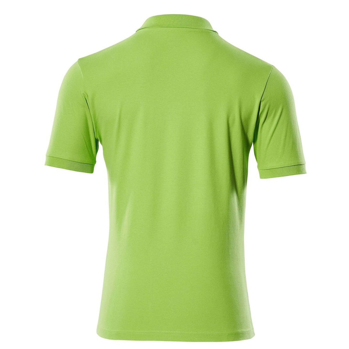 Lime Green - Back - Mascot Mens Crossover Bandol Polo Shirt