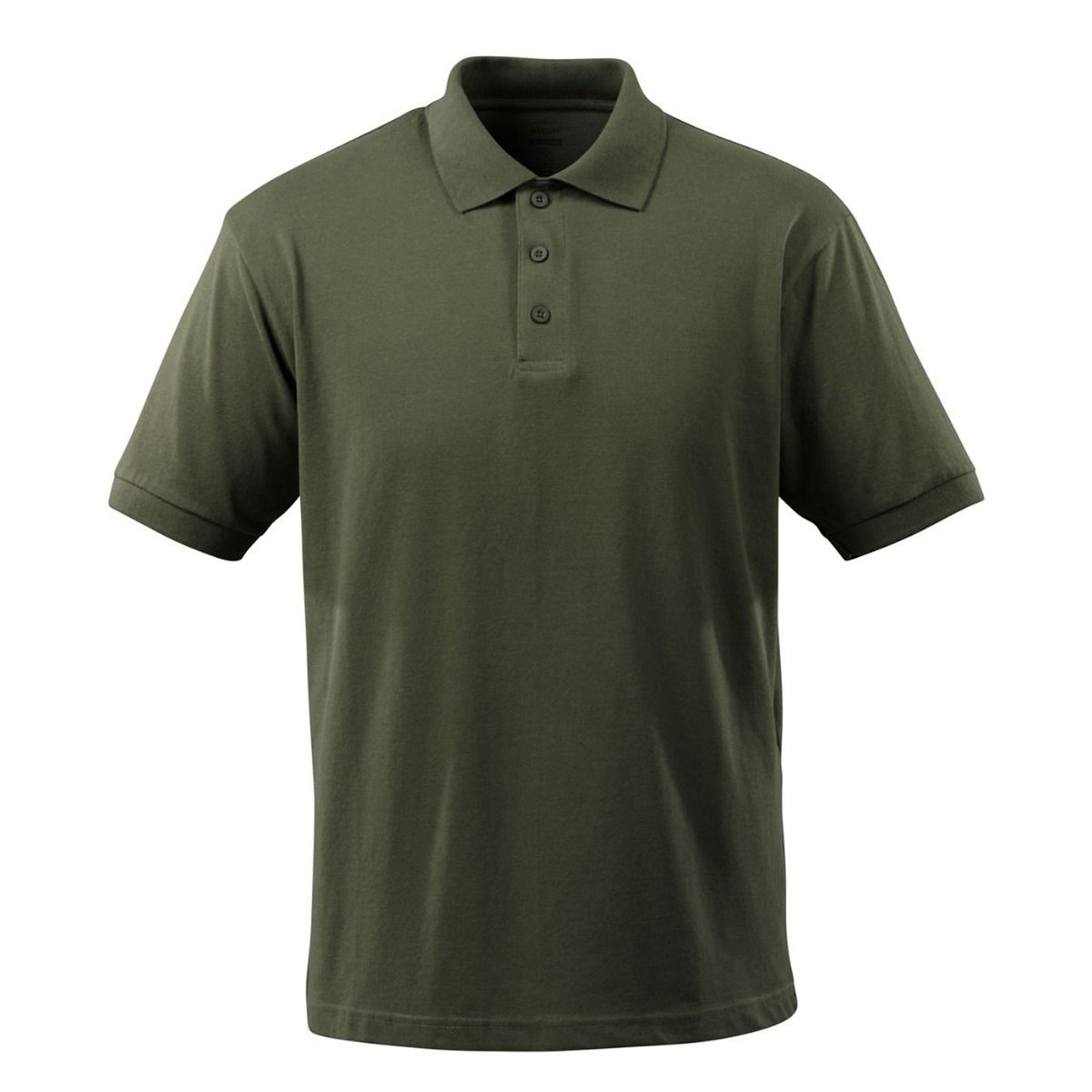 Moss Green - Front - Mascot Mens Crossover Bandol Polo Shirt