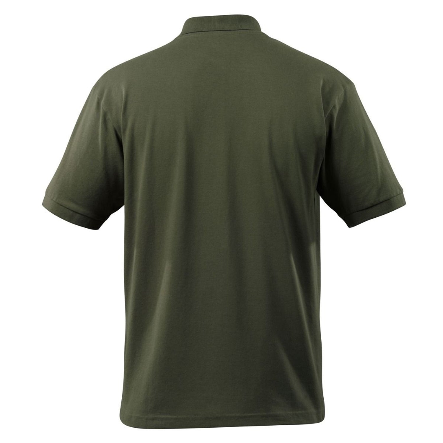 Moss Green - Back - Mascot Mens Crossover Bandol Polo Shirt