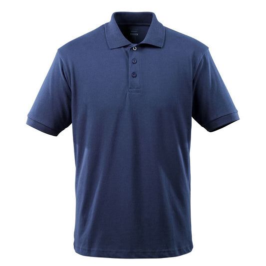 Navy - Front - Mascot Mens Crossover Bandol Polo Shirt