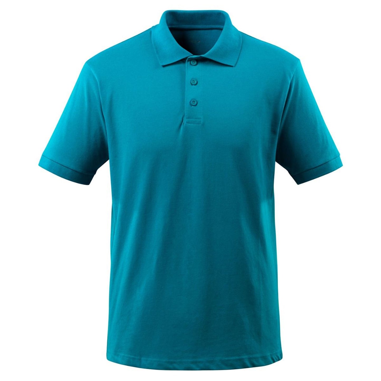 Petroleum Blue - Front - Mascot Mens Crossover Bandol Polo Shirt