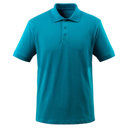 Petroleum Blue - Front - Mascot Mens Crossover Bandol Polo Shirt