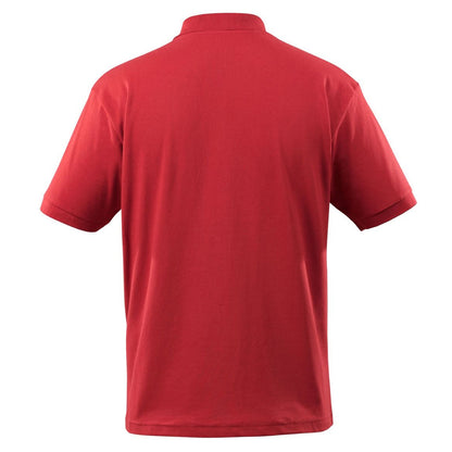 Red - Back - Mascot Mens Crossover Bandol Polo Shirt