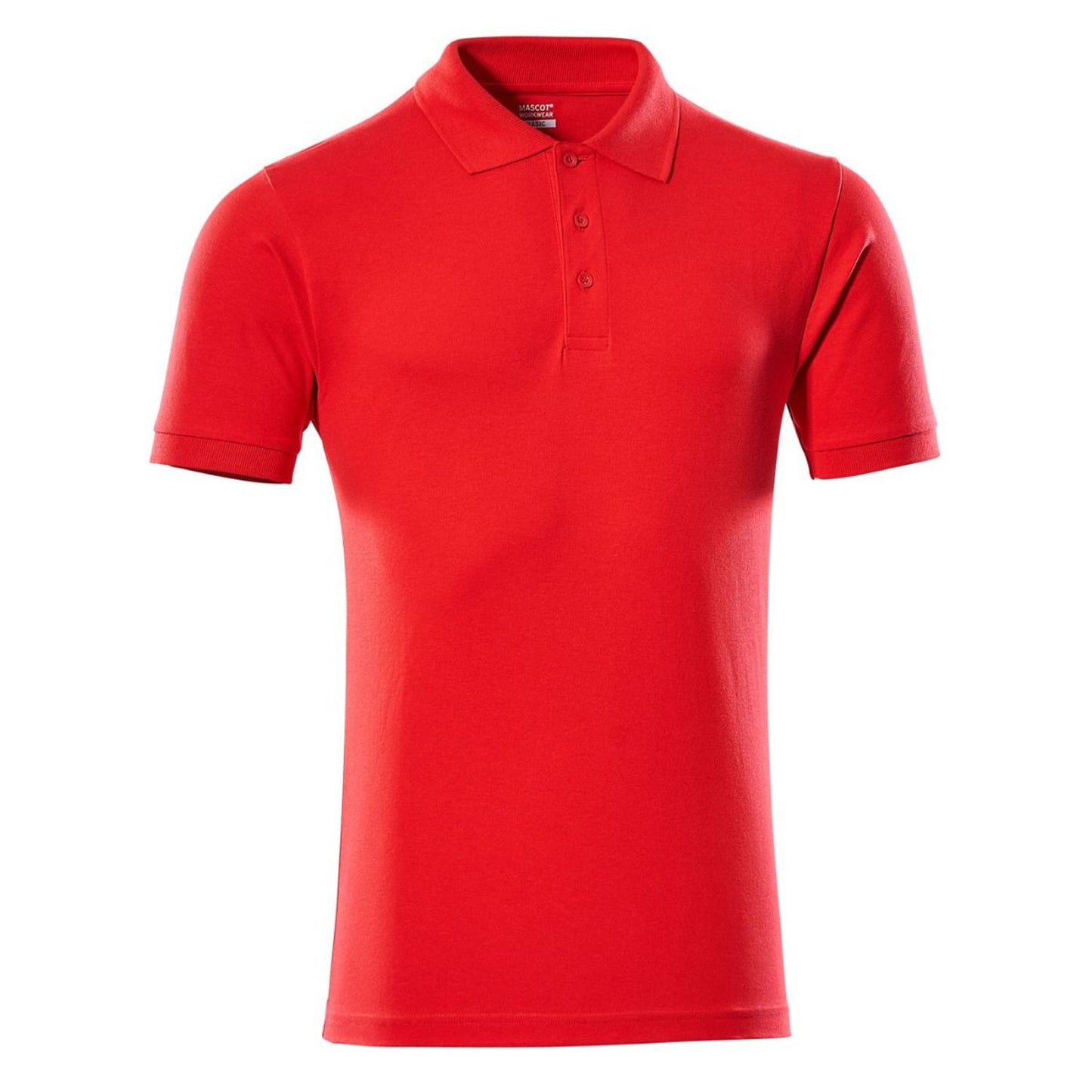 Traffic Red - Front - Mascot Mens Crossover Bandol Polo Shirt