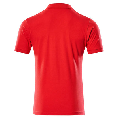 Traffic Red - Back - Mascot Mens Crossover Bandol Polo Shirt