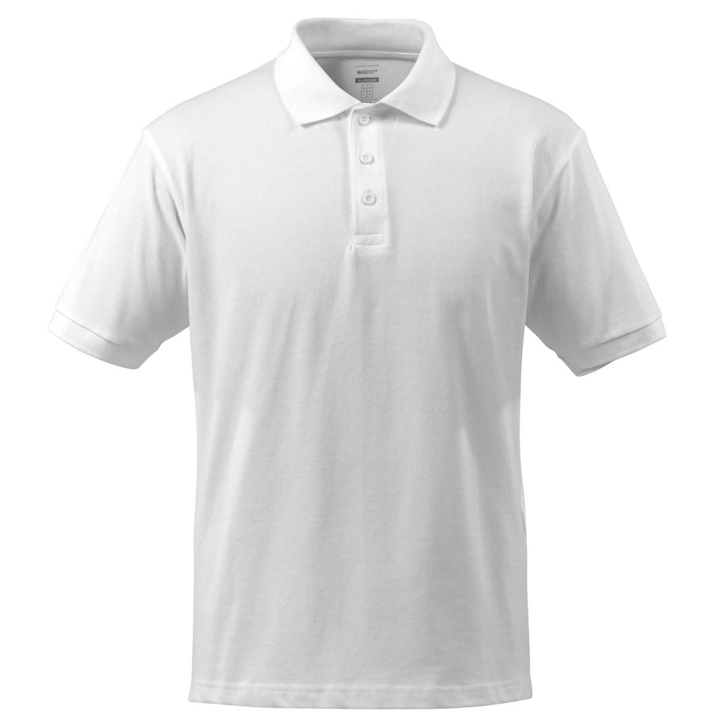 White - Front - Mascot Mens Crossover Bandol Polo Shirt