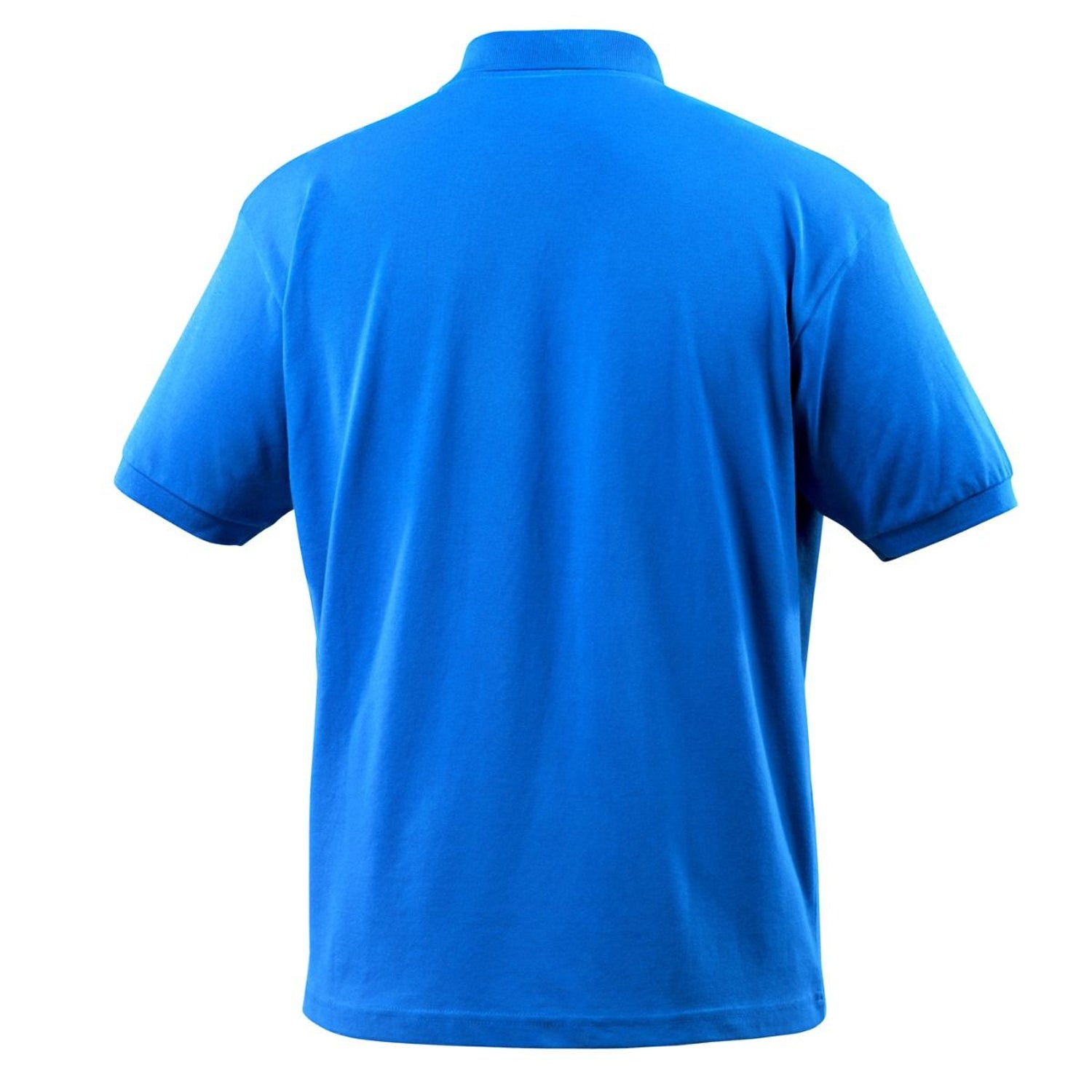 Azure Blue - Back - Mascot Mens Crossover Bandol Polo Shirt