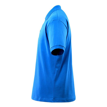 Azure Blue - Side - Mascot Mens Crossover Bandol Polo Shirt