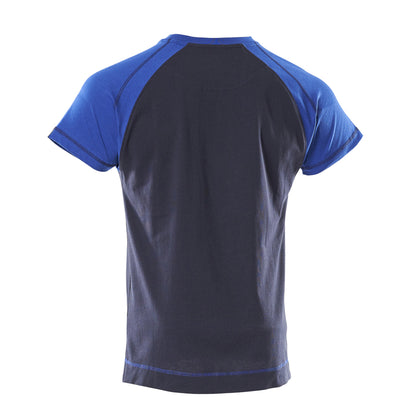 Navy-Royal Blue - Back - Mascot Mens Albano Image T-Shirt