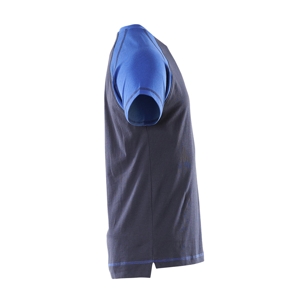 Navy-Royal Blue - Side - Mascot Mens Albano Image T-Shirt
