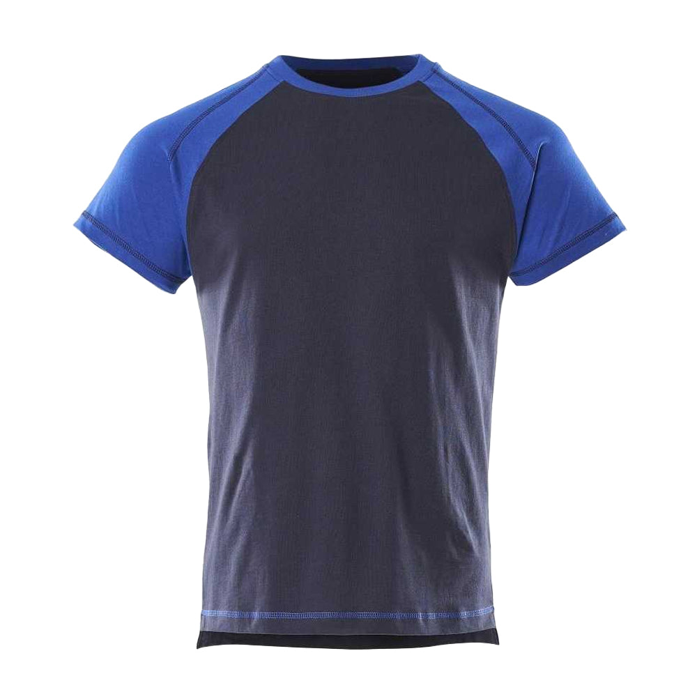 Navy-Royal Blue - Front - Mascot Mens Albano Image T-Shirt