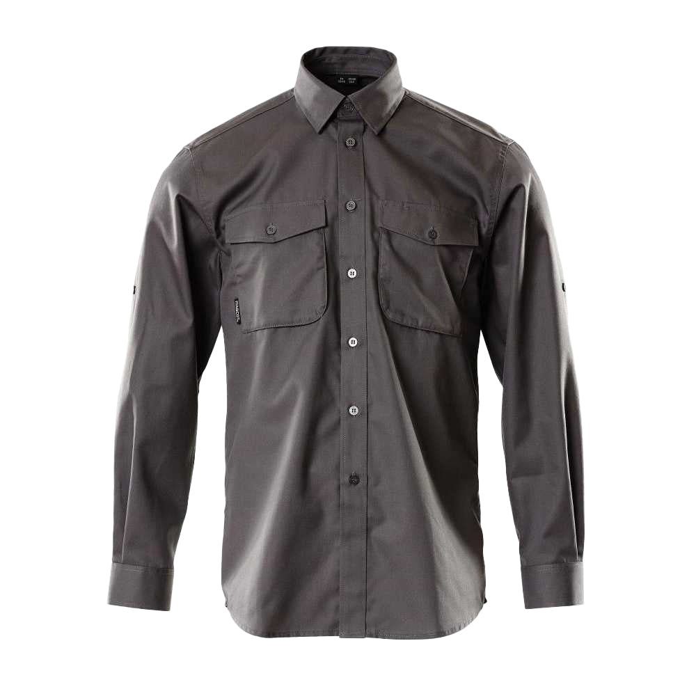 Dark Anthracite - Front - Mascot Mens Crossover Mesa Shirt