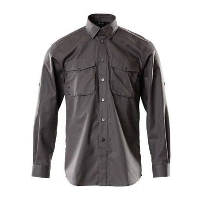 Dark Anthracite - Front - Mascot Mens Crossover Mesa Shirt