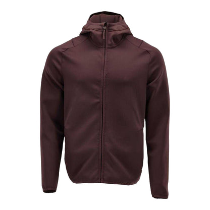 Bordeaux - Front - Mascot Mens Customised Hooded Fleece Jacket