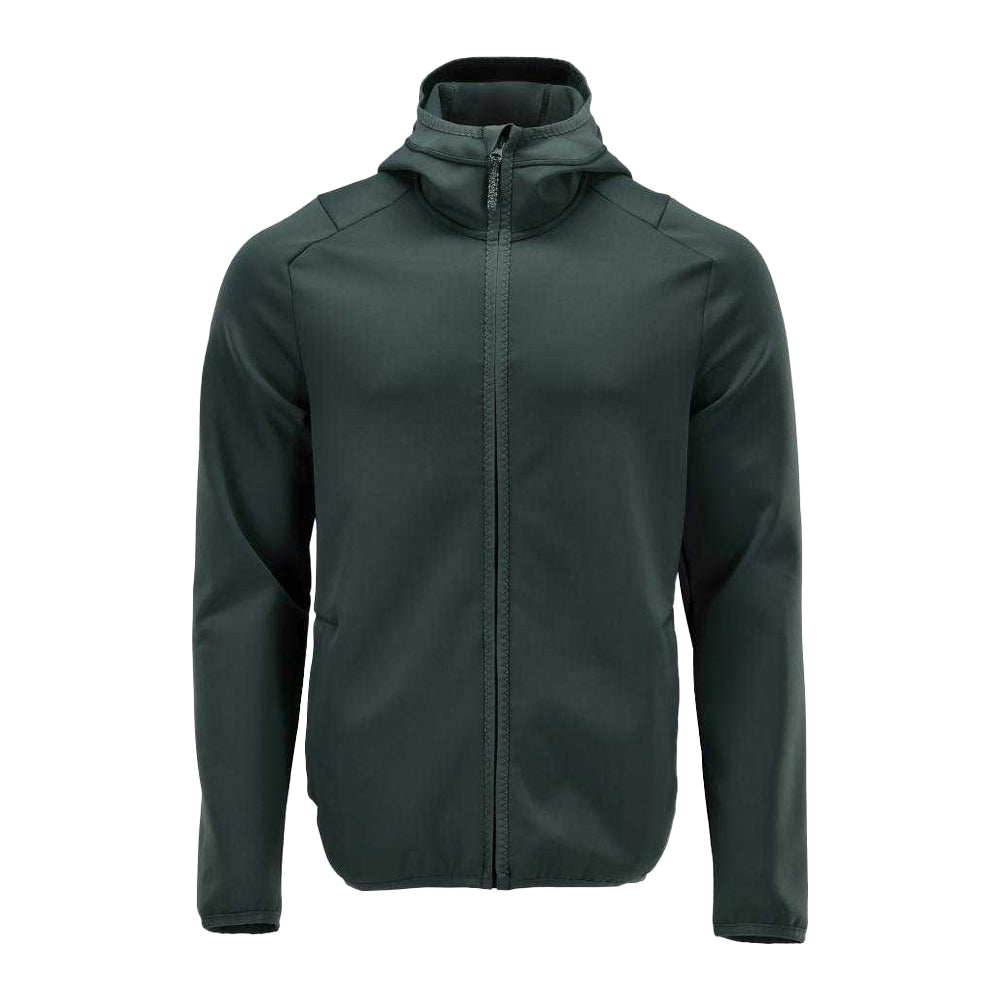 Forest Green - Front - Mascot Mens Customised Hooded Fleece Jacket