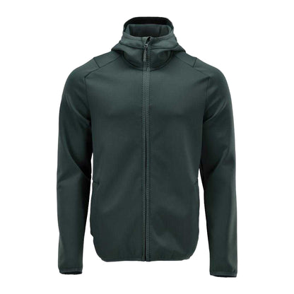 Forest Green - Front - Mascot Mens Customised Hooded Fleece Jacket