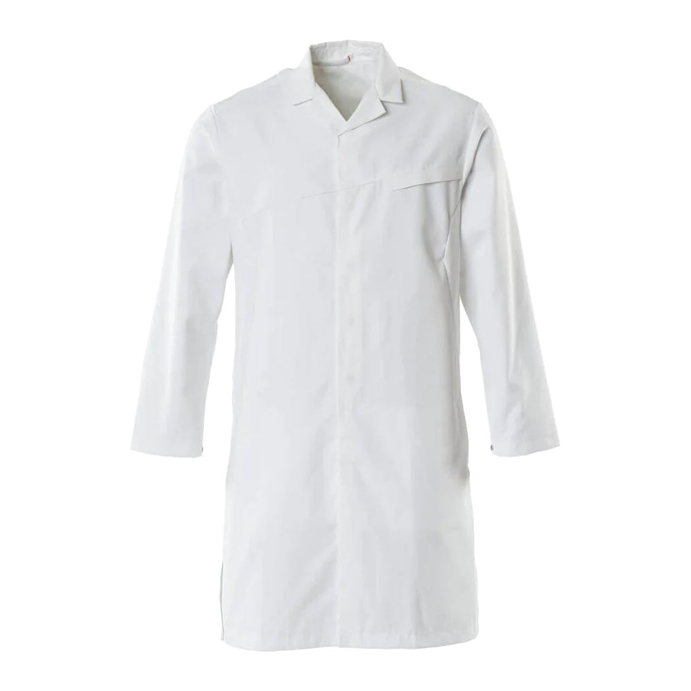 White-Grass Green - Front - Mascot Smock Food & Care Coat