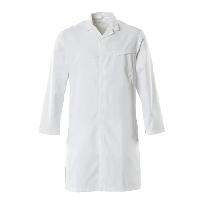 White-Grass Green - Front - Mascot Smock Food & Care Coat