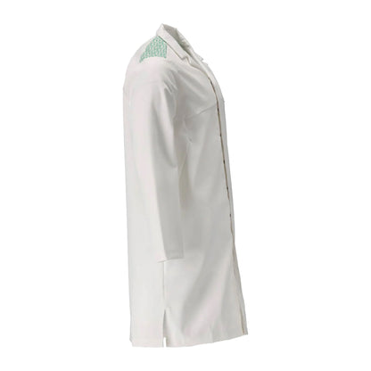 White-Grass Green - Back - Mascot Smock Food & Care Coat