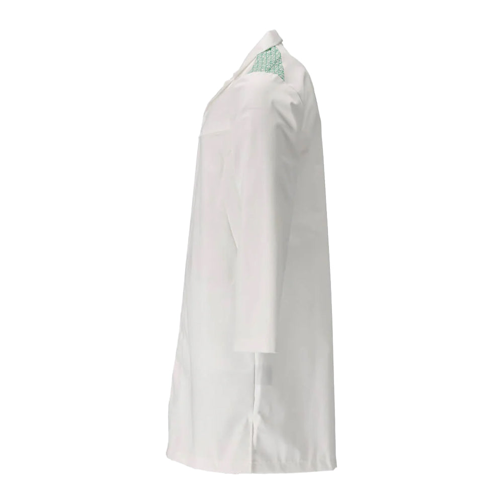 White-Grass Green - Side - Mascot Smock Food & Care Coat