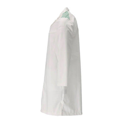 White-Grass Green - Side - Mascot Smock Food & Care Coat