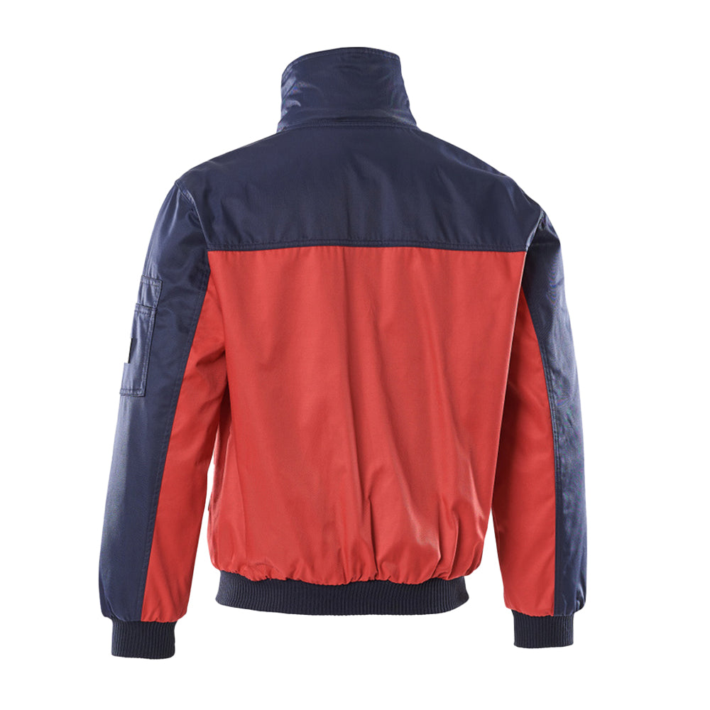 Red-Navy - Back - Mascot Mens Bolzano Pilot Jacket
