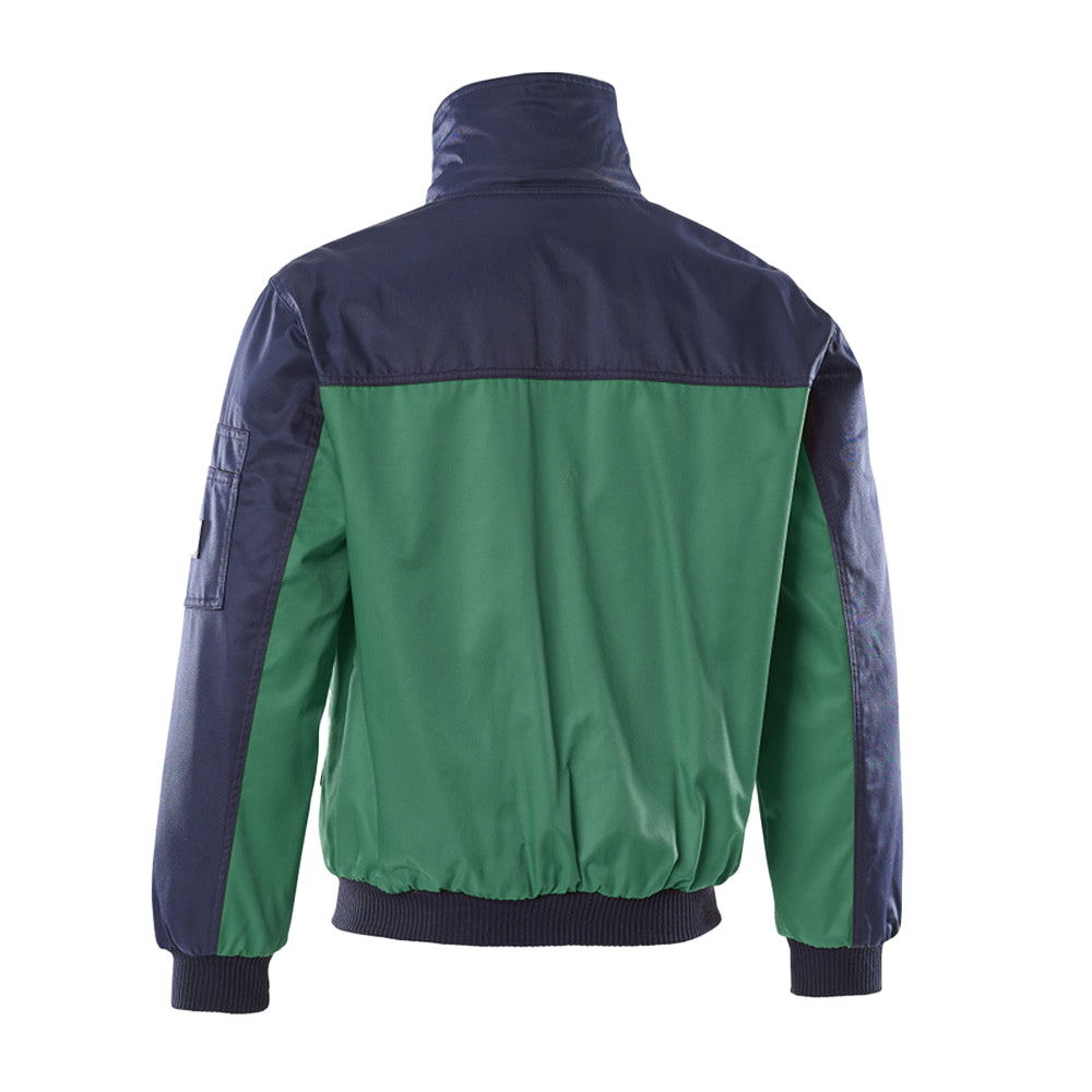 Green-Navy - Back - Mascot Mens Bolzano Pilot Jacket