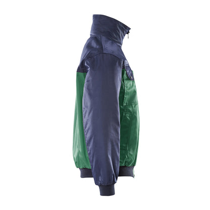 Green-Navy - Side - Mascot Mens Bolzano Pilot Jacket