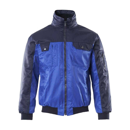 Royal Blue-Navy - Front - Mascot Mens Bolzano Pilot Jacket