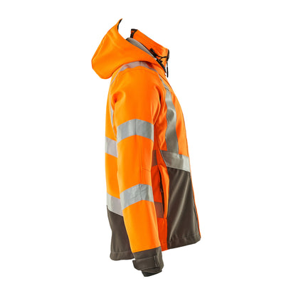 Hi Vis Orange-Dark Anthracite - Side - Mascot Mens Safe Supreme Blackpool Hi-Vis Jacket