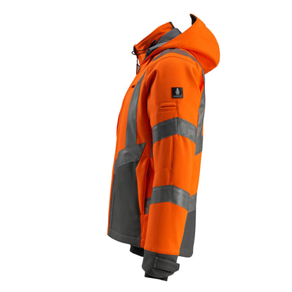 Hi Vis Orange-Dark Anthracite - Lifestyle - Mascot Mens Safe Supreme Blackpool Hi-Vis Jacket