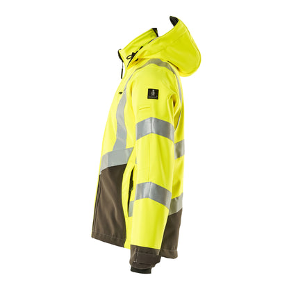 Hi Vis Yellow-Dark Anthracite - Lifestyle - Mascot Mens Safe Supreme Blackpool Hi-Vis Jacket